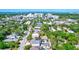 Aerial view showcasing the property's location and neighborhood at 2139 Hawthorne St, Sarasota, FL 34239