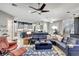 Relaxing living area featuring a sectional sofa and open floor plan at 2139 Hawthorne St, Sarasota, FL 34239