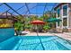 Enjoy this refreshing pool and spa with a relaxing patio at 2139 Hawthorne St, Sarasota, FL 34239