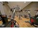 Modern spin studio with multiple bikes and great lighting at 293 Turquoise Ln, Osprey, FL 34229