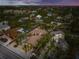 Property view from above showcasing canal and surroundings at 4817 Ocean Blvd, Sarasota, FL 34242