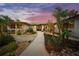 Attractive walkway and landscaping at home entrance at 4817 Ocean Blvd, Sarasota, FL 34242