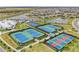 Community tennis, basketball, and pickleball courts at 5107 Coral Reef Way, Bradenton, FL 34211
