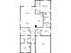 2-story home floor plan with 3 bedrooms, 3 baths, living room, kitchen, and garage at 5107 Coral Reef Way, Bradenton, FL 34211