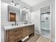 Spa-like bathroom with a large walk-in shower at 1007 Gulf N Dr # 106, Bradenton Beach, FL 34217