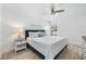 Serene bedroom with a queen bed and ample closet space at 1007 Gulf N Dr # 106, Bradenton Beach, FL 34217