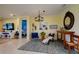 Open living area with stylish seating and decor at 1035 Bradberry Dr, Nokomis, FL 34275