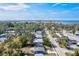 Aerial view of house and neighborhood by the bay at 1524 2Nd E Ave, Bradenton, FL 34208