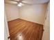 Bright bedroom with wood floors and ceiling fan at 226 Lakewood Dr # 226, Bradenton, FL 34210