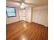 Spacious bedroom with wood floors and double closets at 226 Lakewood Dr # 226, Bradenton, FL 34210