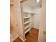 Well-organized closet with shelving and hanging space at 226 Lakewood Dr # 226, Bradenton, FL 34210