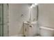 Clean bathroom with modern vanity and walk-in shower at 269 Pine Ranch Trl, Osprey, FL 34229