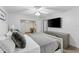 King-size bed, large TV and private office area at 310 Wexford Ter # 164, Venice, FL 34293