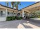 Community clubhouse featuring a welcoming covered entrance at 3769 Caledonia Ln, Sarasota, FL 34240