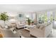 Relaxing living room with comfortable sofas and neutral tones at 512 W Venice Ave # 401, Venice, FL 34285