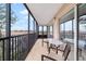 Enjoy the view from this screened balcony with seating at 512 W Venice Ave # 401, Venice, FL 34285