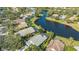 Aerial view of the property showcasing its location and features at 6523 Virginia Xing, University Park, FL 34201