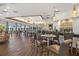 Modern bar with leather seating and a full bar at 6523 Virginia Xing, University Park, FL 34201