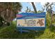 Turtle Beach sign with a sea turtle graphic at 8779 Midnight Pass Rd # 504H, Sarasota, FL 34242