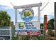 Turtle Beach Marina sign listing services and amenities at 8779 Midnight Pass Rd # 504H, Sarasota, FL 34242