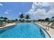 Relaxing resort-style pool with lounge chairs and umbrellas at 8779 Midnight Pass Rd # 504H, Sarasota, FL 34242