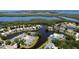 Wide view of community and waterfront property at 11013 Jasmine Cir, Bradenton, FL 34209