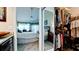 Spacious bedroom with walk-in closet and mirror at 11013 Jasmine Cir, Bradenton, FL 34209
