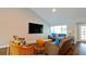 Relaxing community room with wicker furniture at 11013 Jasmine Cir, Bradenton, FL 34209
