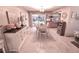 Charming dining room with table and chairs, and view to backyard at 2426 Nassau St, Sarasota, FL 34231