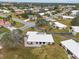 Aerial view of single-story home with tile roof in residential neighborhood at 430 Botticelli Dr # 430, Nokomis, FL 34275