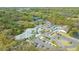 Aerial view of community clubhouse and amenities at 5218 Wedgewood Ln # 72, Sarasota, FL 34235