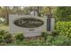 The Meadows Country Club entrance sign and landscaping at 5218 Wedgewood Ln # 72, Sarasota, FL 34235