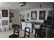 Clean and organized garage laundry area with extra space at 9359 Casa Grande Ave, Englewood, FL 34224