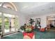 Elegant clubhouse lobby with comfortable seating and large windows at 10656 Glencorse Ter, Bradenton, FL 34211