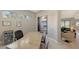 Modern home office with built-in desk and cabinets at 10656 Glencorse Ter, Bradenton, FL 34211