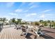 Rooftop deck with ocean views and seating area at 112 Maple Ave, Anna Maria, FL 34216
