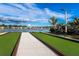 Two bocce ball courts overlooking a lake at 11786 Sistine Ln, Venice, FL 34293