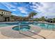 Resort-style pool and spa with ample deck space at 11786 Sistine Ln, Venice, FL 34293