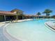 Resort-style pool with expansive deck and lounge chairs at 11786 Sistine Ln, Venice, FL 34293