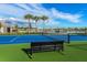 Enjoy resort-style living with this community tennis court at 11786 Sistine Ln, Venice, FL 34293