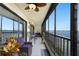 Spacious balcony overlooking the water at 1510 1St W Ave # 504, Bradenton, FL 34205
