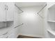 Large closet with double hanging rods and shelving at 17825 Gawthrop Dr # 104, Bradenton, FL 34211