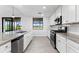 Modern kitchen with stainless steel appliances at 17825 Gawthrop Dr # 104, Bradenton, FL 34211