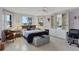 Spacious bedroom with built-in shelving and ample natural light at 2271 Sandlewood Dr, Venice, FL 34293