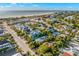 Aerial view showing the home's location near the beach at 235 Grant Dr, Sarasota, FL 34236