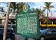 Informative marker detailing the history of St. Armands Circle at 235 Grant Dr, Sarasota, FL 34236