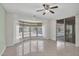 Bedroom with pool view and sliding glass doors at 2605 Desoto Rd, Sarasota, FL 34234