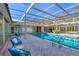 Stunning view of the pool and patio area at 2605 Desoto Rd, Sarasota, FL 34234