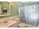 Bathroom with shower/tub, vanity, and updated fixtures at 3111 Taunton W Dr, Bradenton, FL 34205