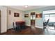 Small dining area with a table for two and access to other rooms at 3111 Taunton W Dr, Bradenton, FL 34205